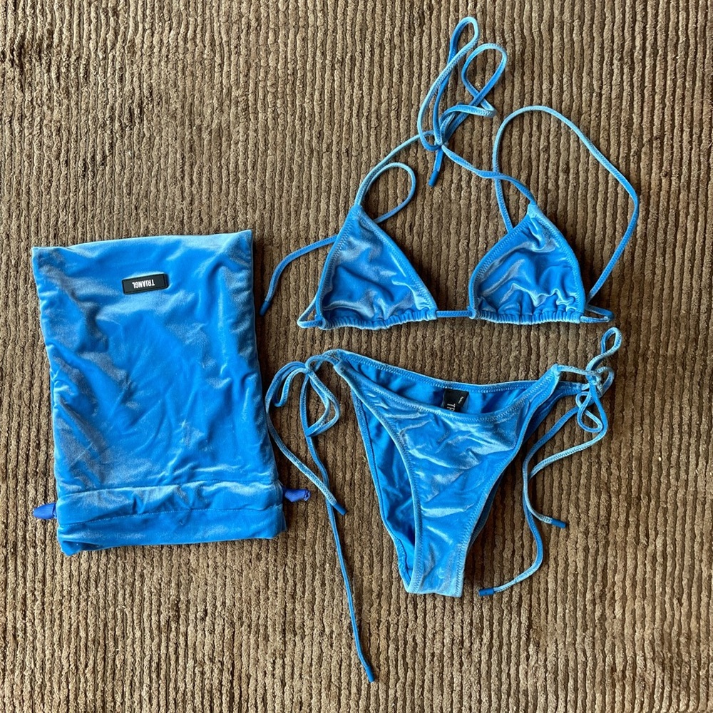 Triangl Blue Velvet Bikini